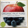 Organic Fruit Purée Apple & Blueberry - Product