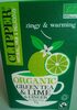 Organic green tea, lime, ginger - Produit