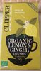 Organic lemon and ginger infusion - Product