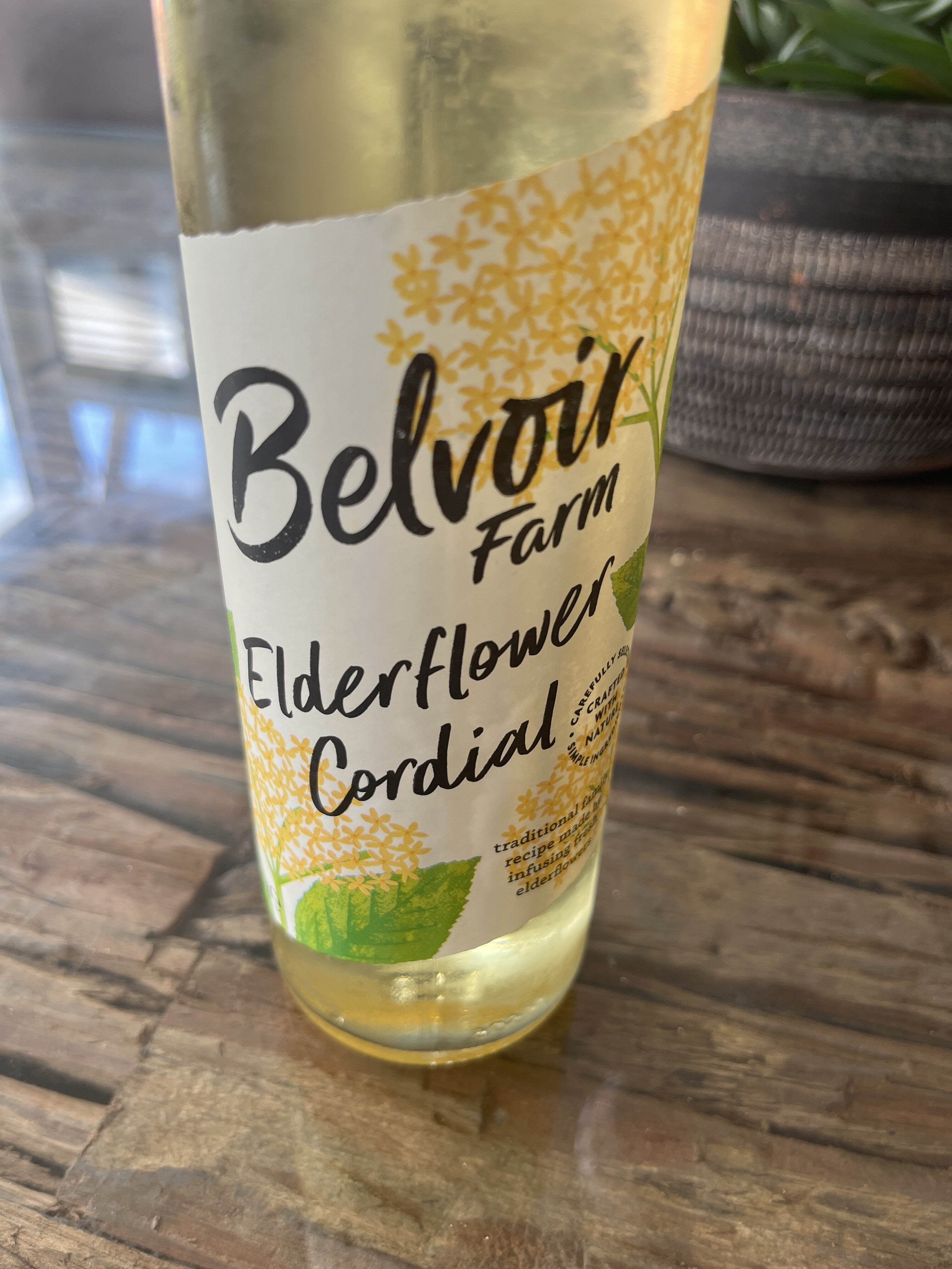 belvoir farm elderflower cordial - Product