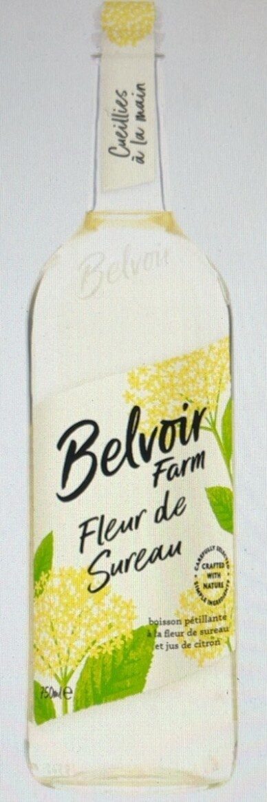 Sirop fleur de sureau Belvoir - Product - fr