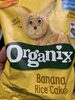 Organix Finger Foods Banana Rice Cakes - Producto