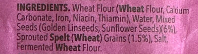 Jason's sourdough grains & seeds - Ingredients