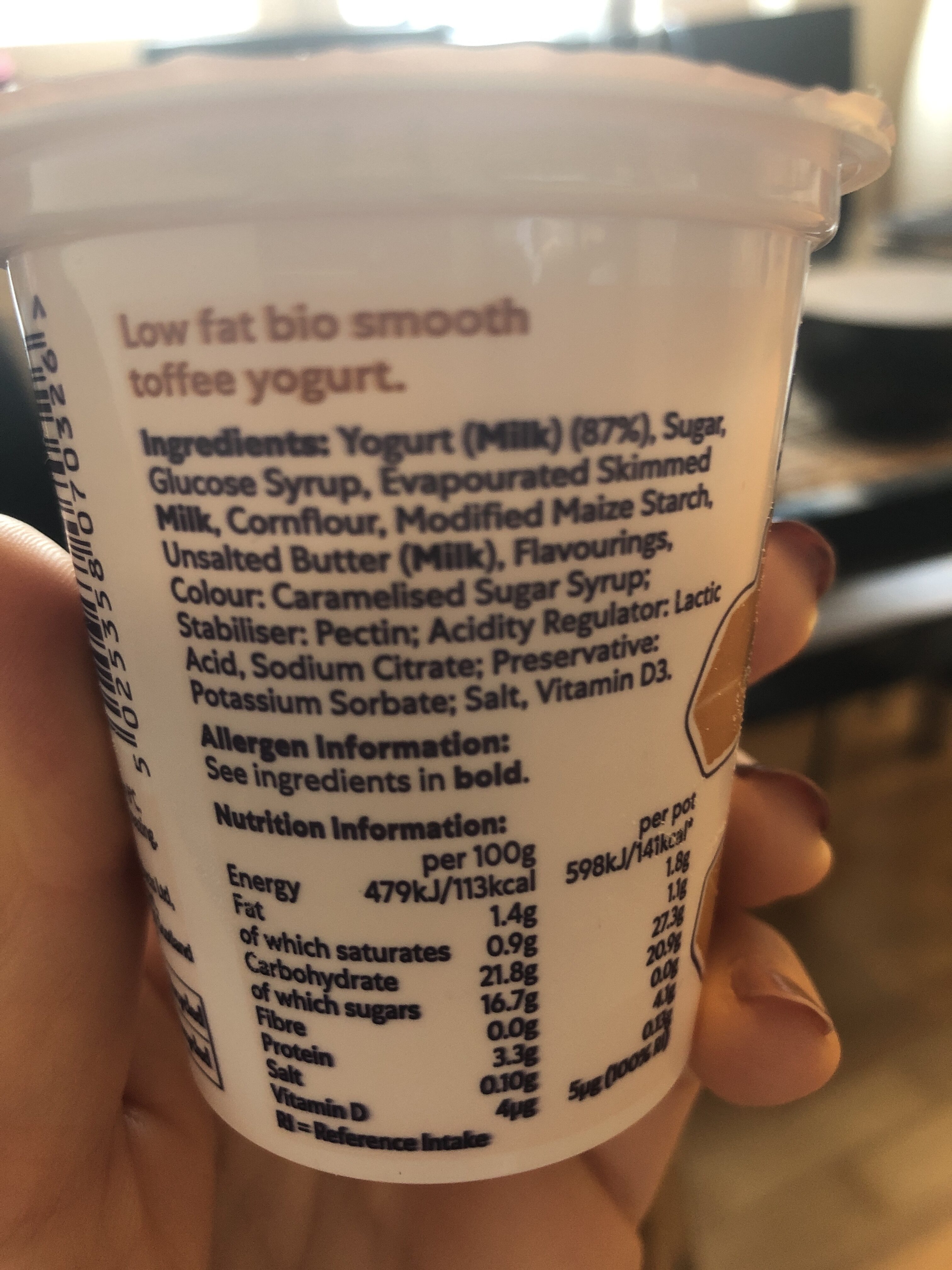 Low Fat Bio Yogurt - Ingredienser - en