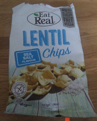 Lentil Chips | Linsen Chips - Sea Salt Flavour - Product