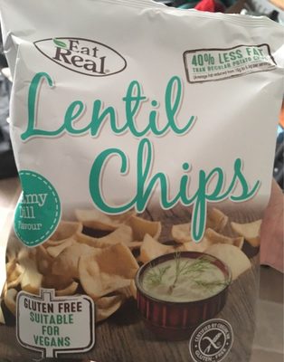 Lentil Chips - creamy dill flavour - Product - fr