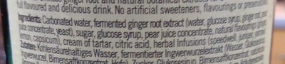 Ginger Beer - Ingredients