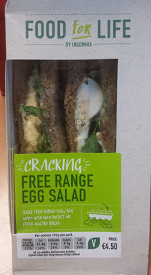 Cracking Free Range Egg Salad Sandwich - Product