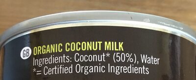 Coconut Milk - Ingrediënten - en