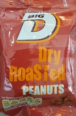 Dry roasted peanuts - Producte - es