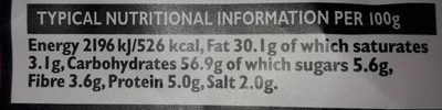 Pipers Kirkby Malham Chorizo Crisps - Nutrition facts - fr