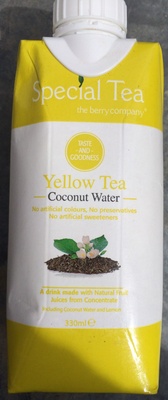 Yellow tea coconut water - Product - fr