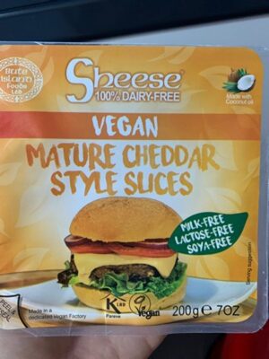 Mature cheddar style slices - Producto