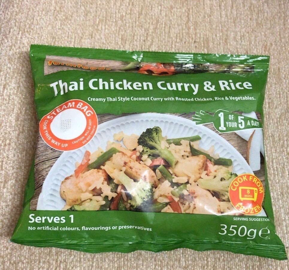 Thai chicken curry & rice - Producto - en