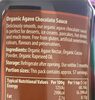 Organic agave chocolate sauce - Produit