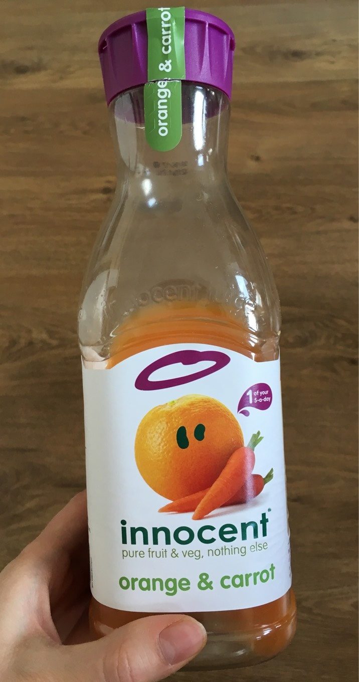 Innocent Orange & Carrot Juice - Product - fr