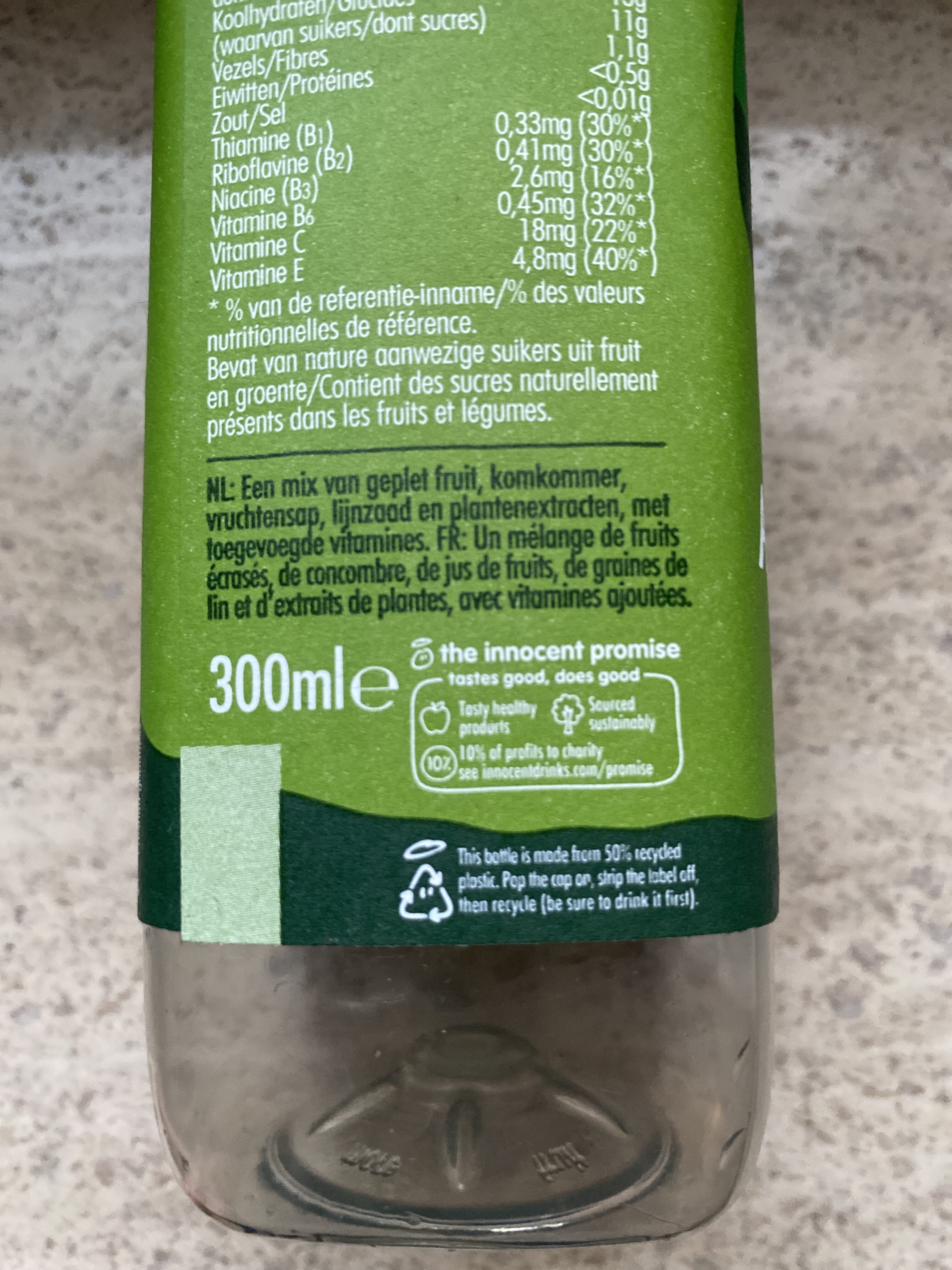 Antioxidant - Instruction de recyclage et/ou informations d'emballage