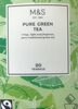 M & S pure green tea - Product