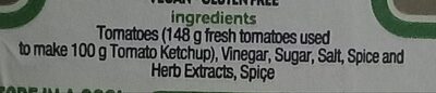 Tomato Ketchup - Ingredients