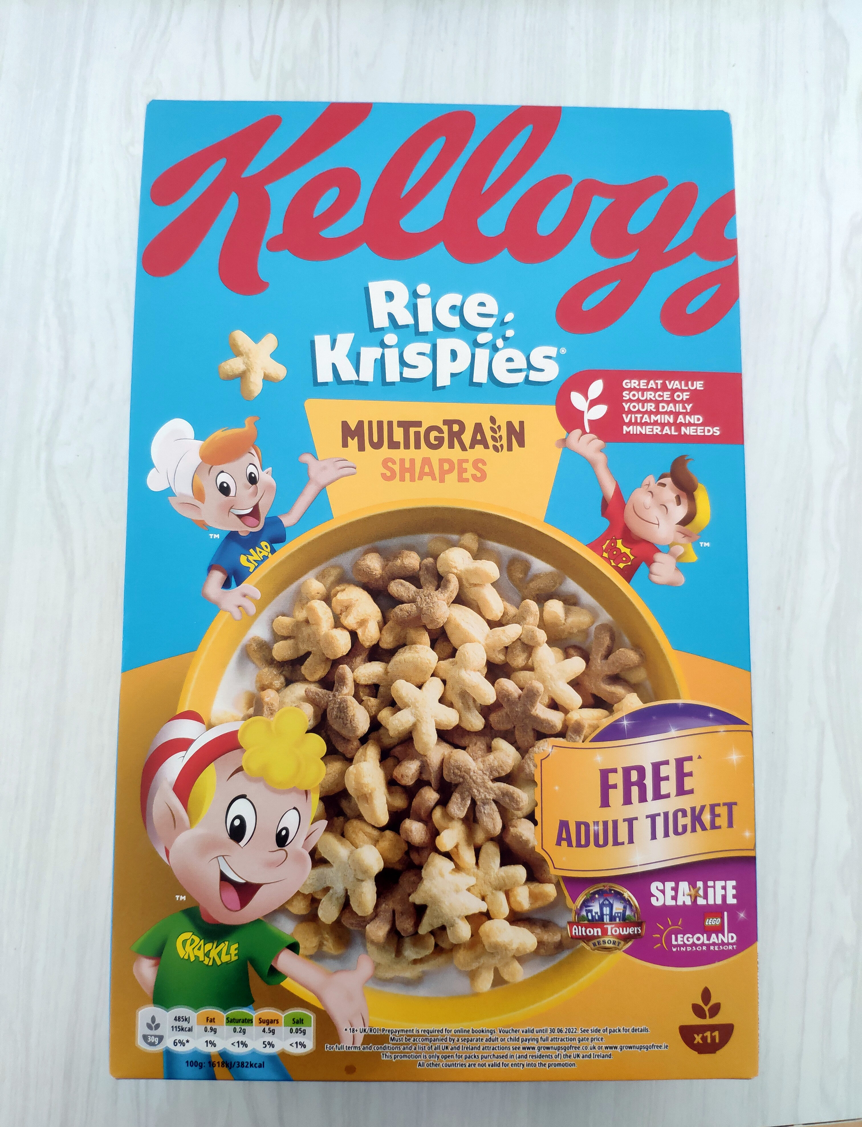 Rice crispies multigrain shapes - Product