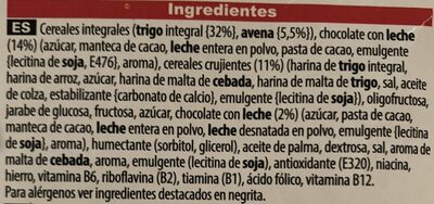 Chocolate con Leche - Ingredientes - es