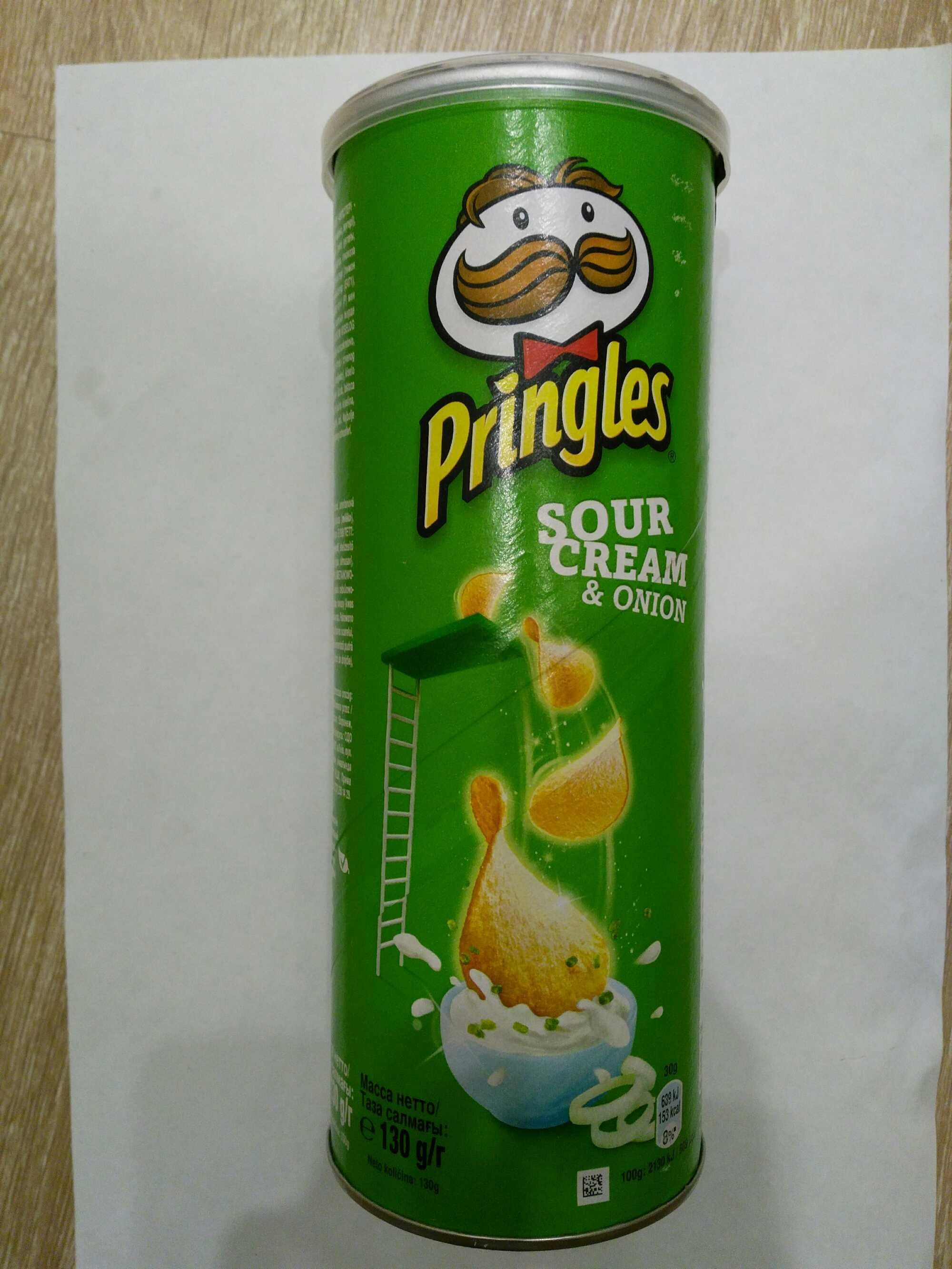 Pringles SCO Sour Cream & Onion 130 - Produkt - fr