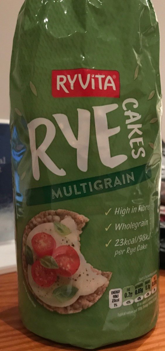 Ryvita Rye Cakes Multigrain, 120g - DealzDXB