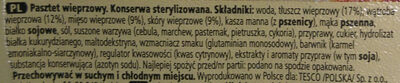 Pasztet wieprzowy - Ingredients - pl