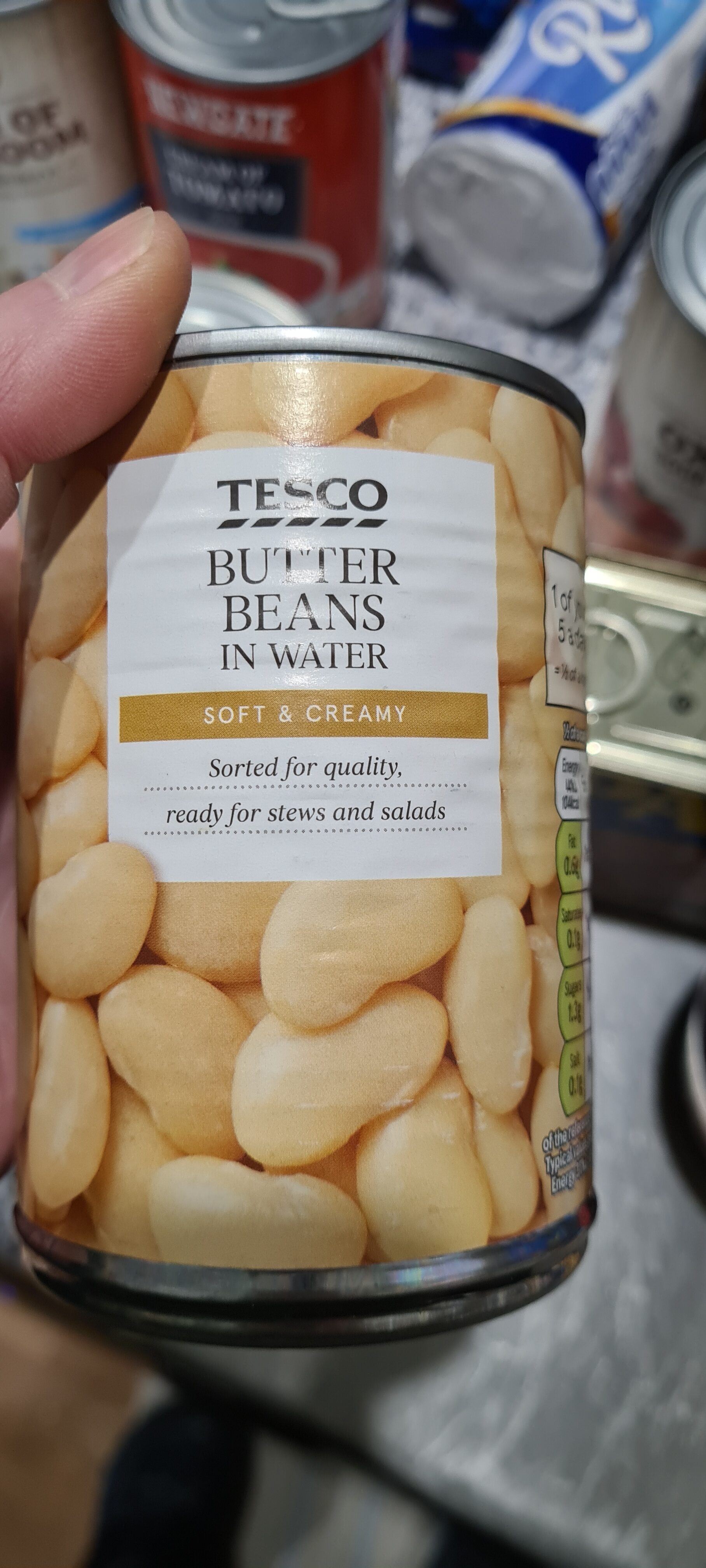 Butterbeans in water - Product