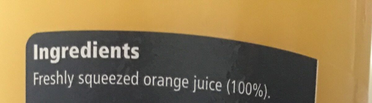 Tesco Finest Orange Juice With Bits 1 Litre - Ingredients - fr