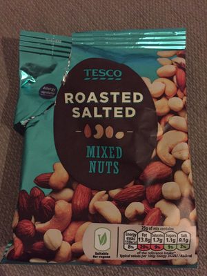 Roasted salted mixed nuts - Product