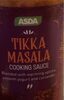 Tikka masala cooking sauce - Produit