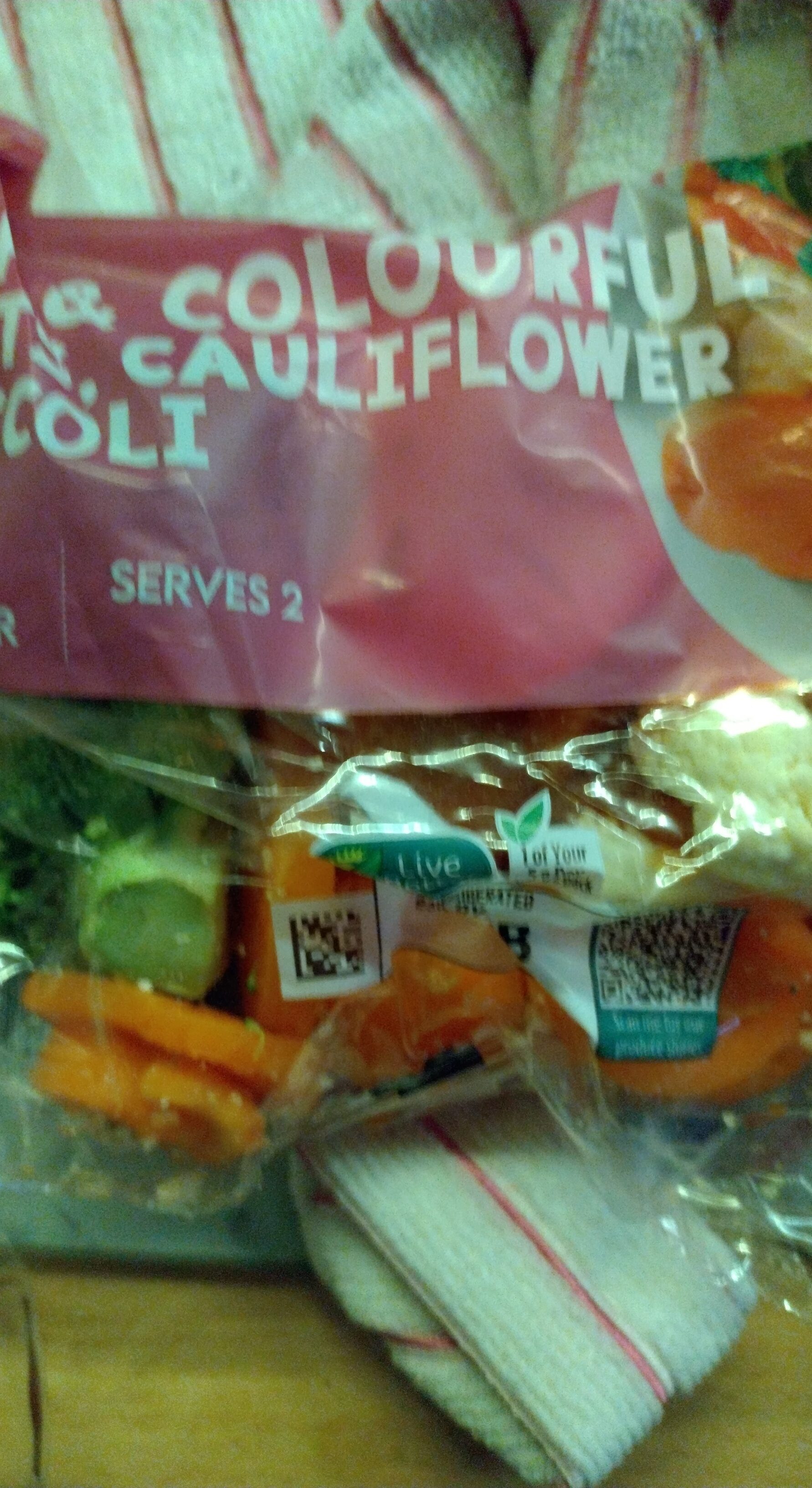 Carrot, cauliflower and broccoli salad - Product