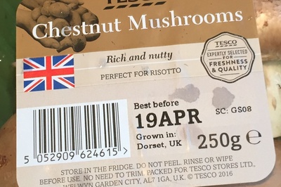 Chestnut mushrooms - Ingredienser - en