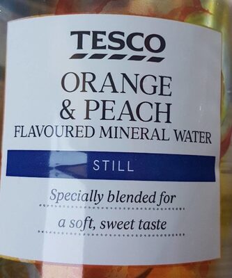 Orange and Peach Still Flavoured Mineral Water - Product