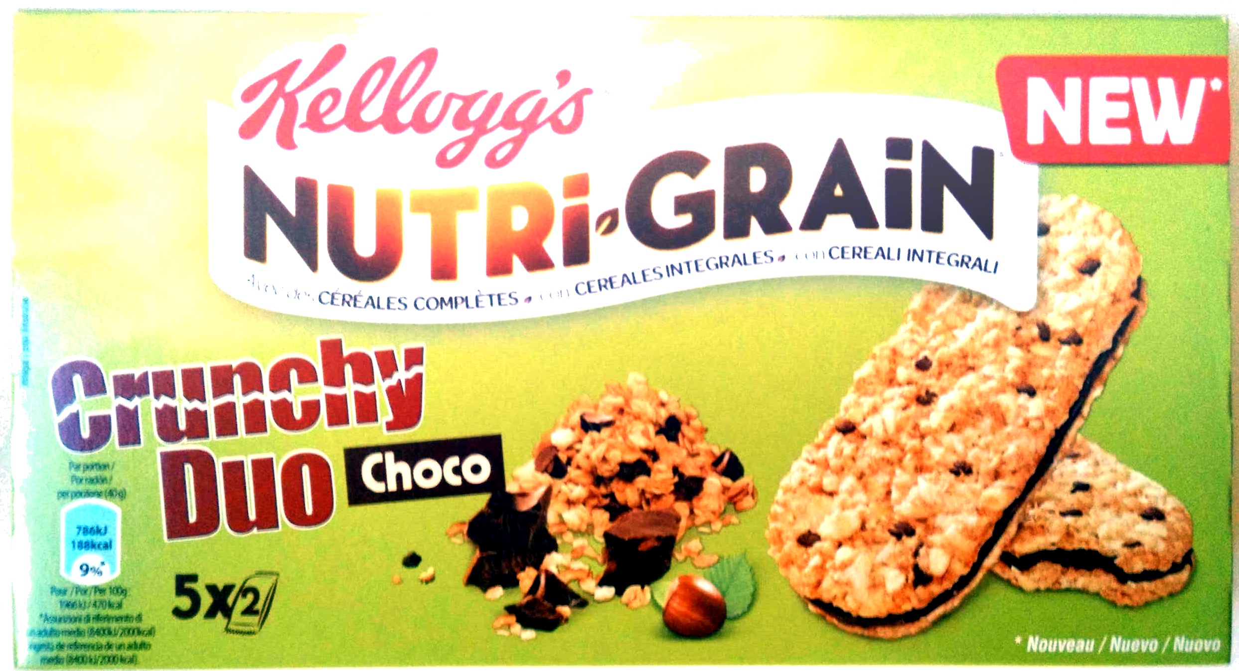 Nutri-Grain crunchy duo choco - Produit
