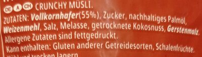 Knusper Müsli Classic - Ingredienti - de