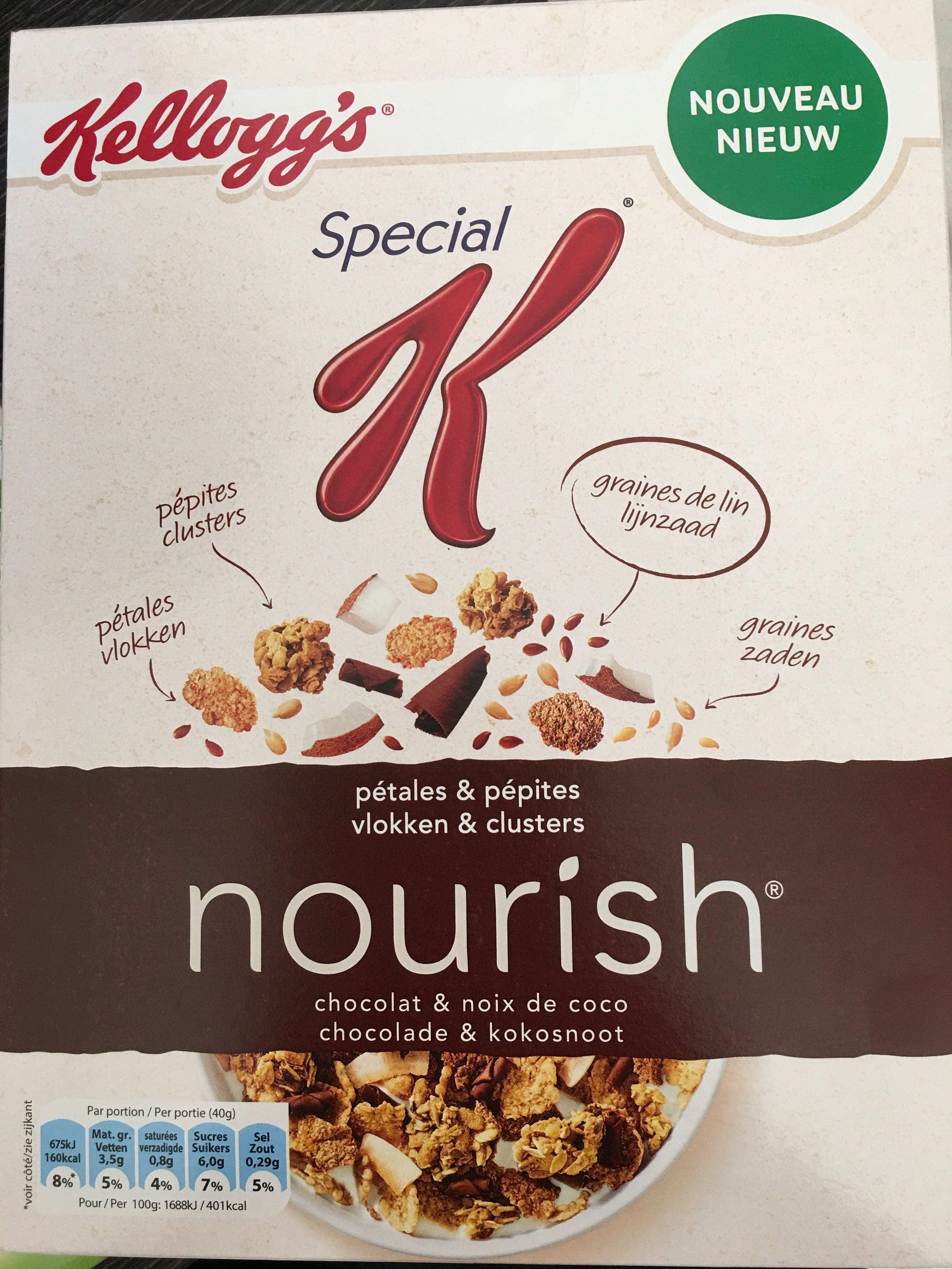 Spécial K Nourish Chocolat et Noix de Coco - Product - fr