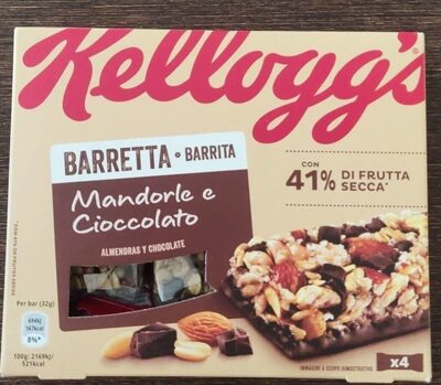 Kellogg's Barretta - Mandorle e Cioccolato - Producto - fr
