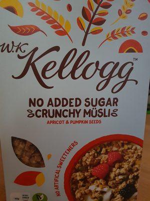 No added sugar Crunchy Müsli, Apricot&Pumpkin seeds - Produkt - de