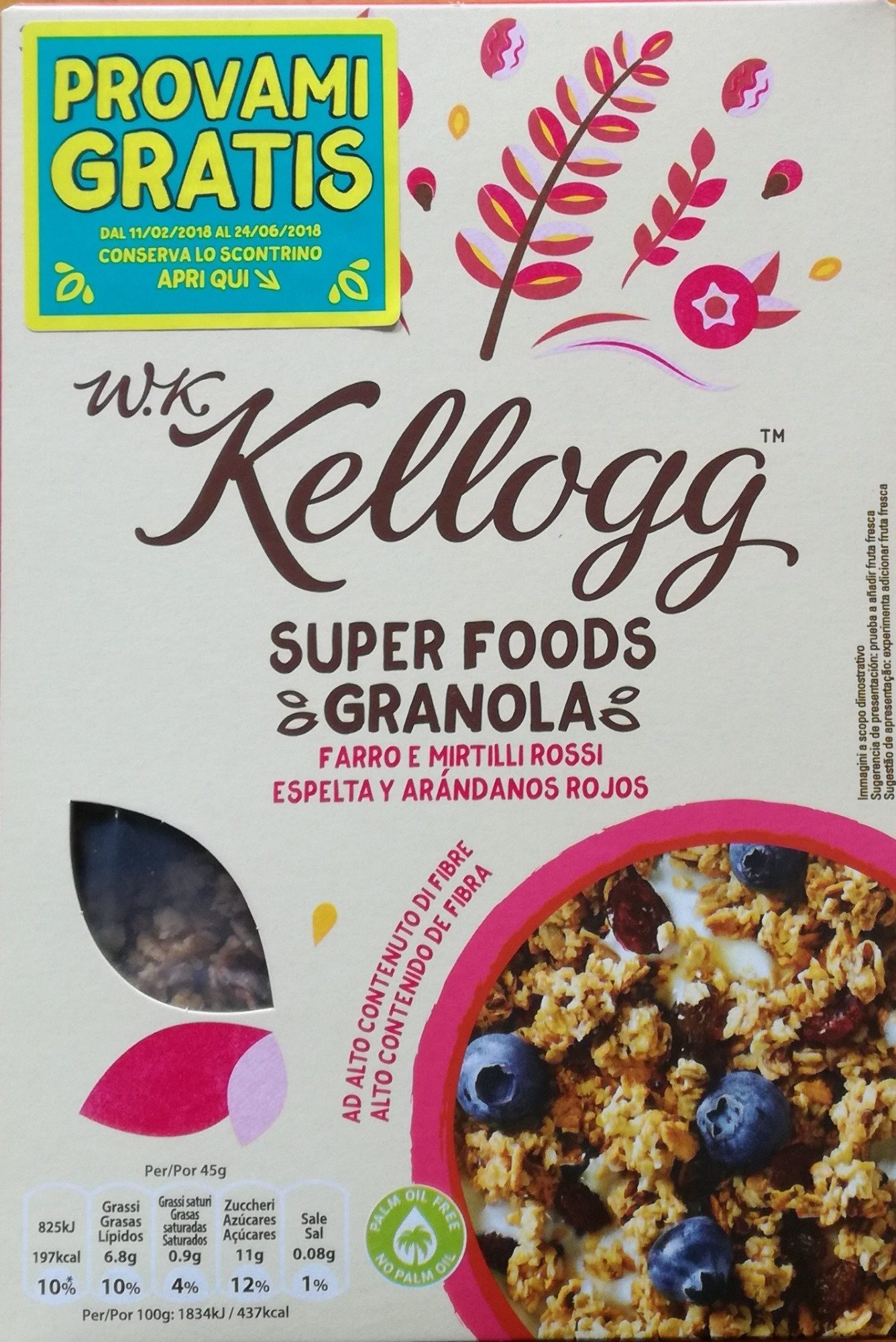 Super foods granola - Prodotto