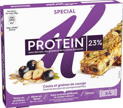 Barres céréales Protein Cassis Graines de Courge - Product - fr