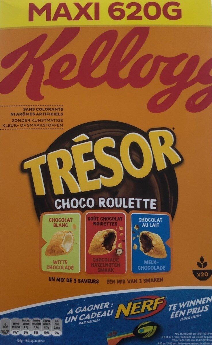 Céréales Trésor Kellogg's Chocoroulette - Product - fr