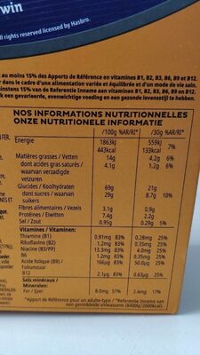 Céréales Trésor Kellogg's Chocoroulette - Voedingswaarden - fr