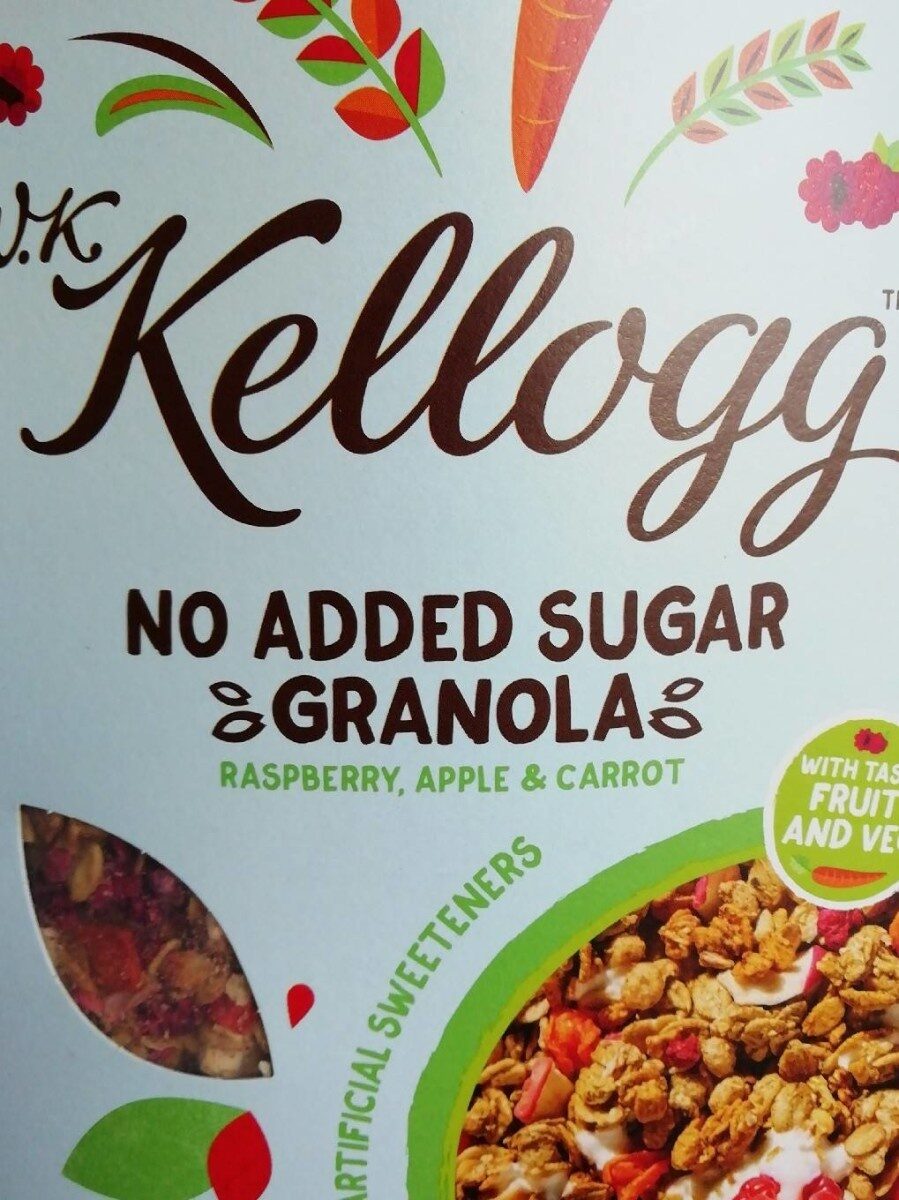 No added sugar Granola raspberry apple and carrot - Product - en