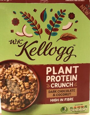 Plant protein crunch - dark chocolate and coconut - Product - en