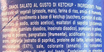Pringles Ketchup GR. 165 - Ingredienti - fr