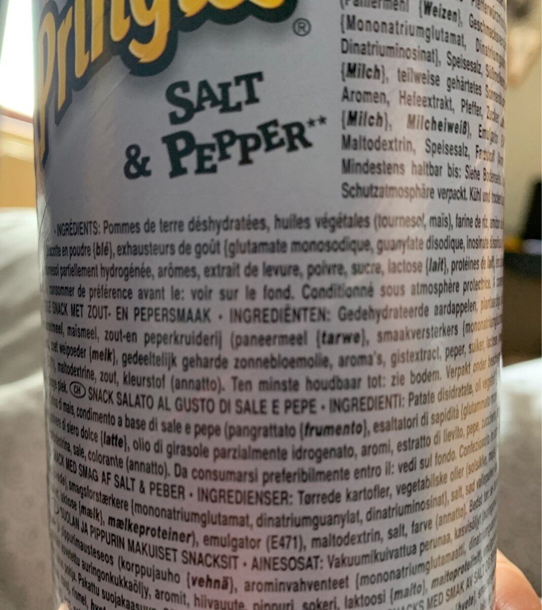Salt & Pepper - Ingrédients