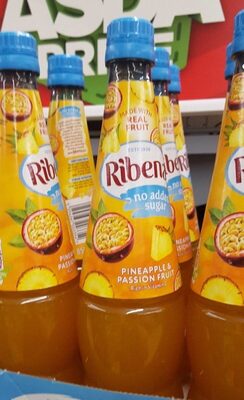 Calories in Ribena Pineapple And Passionfruit No Added Sugar