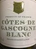 Côtes de Gascogne blanc - Product